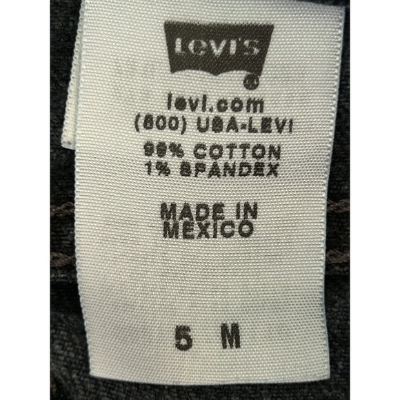 Levi  518 Super Low Bootcut Jeans With Raw Hem Size‎ 5 M - Picture 9 of 11